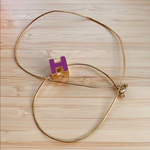 Hermès h necklace $150